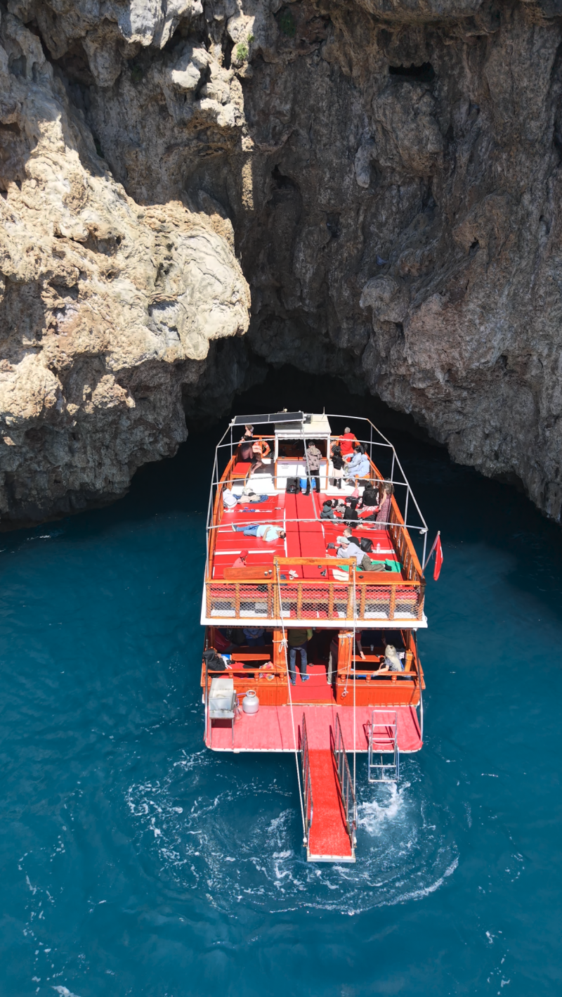 antalya duden waterfall boat tour 2
