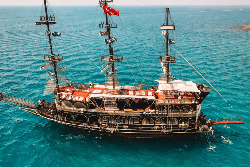 Antalya halfday party boat